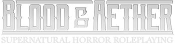 Blood Aether Logo with Sub white 350